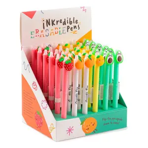 Penna a inchiostro cancellabile con punta in PVC Puckator image-0