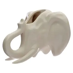 Ceramic wall decoration - petite jardinière elephant Puckator image-2