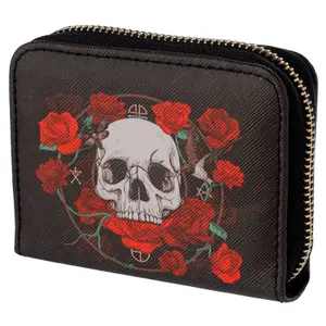 Astuccio Puckator Skulls and Roses Wallet Purse image-3