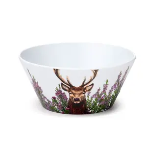 Schüssel aus recyceltem Kunststoff Puckator Wild Stag - Cerf (x4) image-0