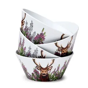 Schüssel aus recyceltem Kunststoff Puckator Wild Stag - Cerf (x4) image-5