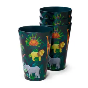 Bicchiere da picnic in plastica Puckator Animal Kingdom (x4) image-4