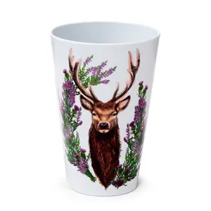 Vaso de picnic de plástico Puckator Wild Stag - Cerf (x4) image-2