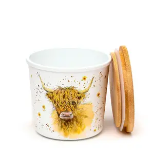 Förvaringskruka Puckator Jan Pashley Highland Coo Cow (x2) image-6