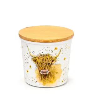 Förvaringskruka Puckator Jan Pashley Highland Coo Cow (x2) image-4