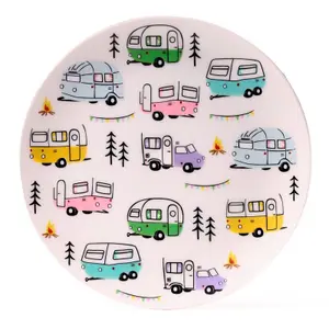 Picknickteller aus Plastik Puckator Wildwood (x4) image-0