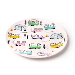 Picknickteller aus Plastik Puckator Wildwood (x4) image-1
