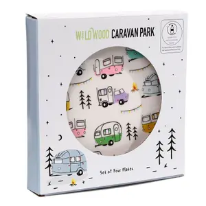 Picknickteller aus Plastik Puckator Wildwood (x4) image-3