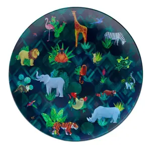 Plato de picnic de plástico Puckator Animal Kingdom (x4) image-0