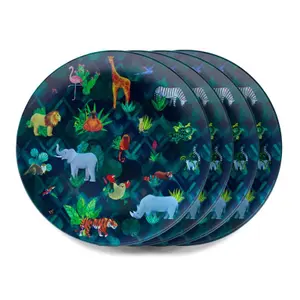 Plato de picnic de plástico Puckator Animal Kingdom (x4) image-2