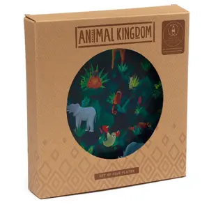 Plato de picnic de plástico Puckator Animal Kingdom (x4) image-3