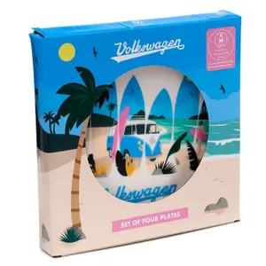 Assiette à pique-nique en plastique Puckator Volkswagen VW T1 (x4) image-2