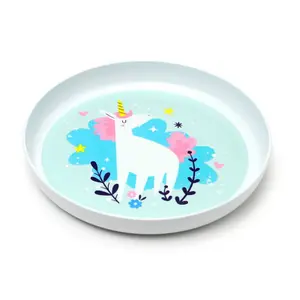 Porcelænssæt i plast til børn Puckator Unicorn Magic image-1