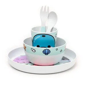 Plastic kinderservies Puckator Adoramals image-0