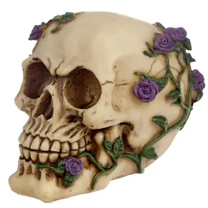 Rose decoration skull Puckator image-1