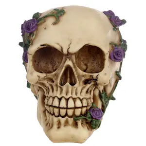 Rose decoration skull Puckator image-2