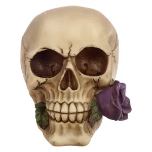 Rose decoration skull Puckator image-6