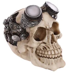Decorative skull with steampunk glasses Puckator image-5