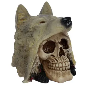 Wolf head decoration skull Puckator image-5