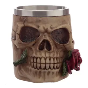 Decorative mug skull Puckator Skull and Roses image-4
