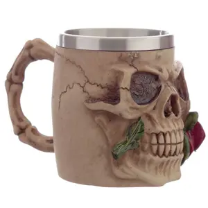 Decorative mug skull Puckator Skull and Roses image-3