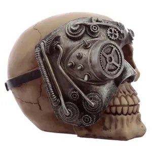 Decoration skull Puckator Steampunk image-2