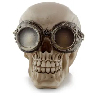 Steampunk decorative skull glasses Puckator image-0