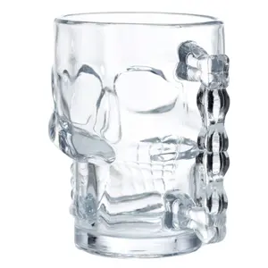Decorative glass skull mug Puckator image-2
