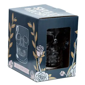 Decorative glass skull mug Puckator image-5