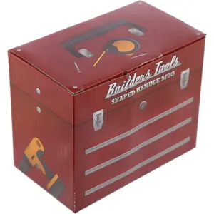 Tasse mit Henkel Bohrmaschine Design builder at work Puckator image-1