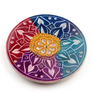 Inciensario de pétalos de flor de esteatita Puckator image-0