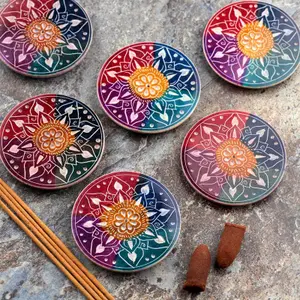 Inciensario de pétalos de flor de esteatita Puckator image-4