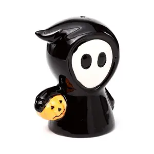 Saliera e pepiera in ceramica Puckator Squelette Skull Boy image-2