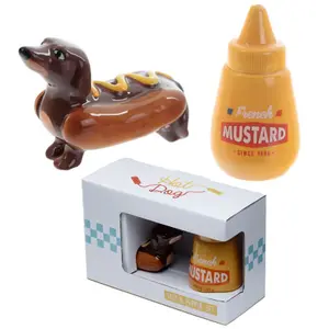 Salt &amp; pepper shaker set Puckator Fast Food image-0