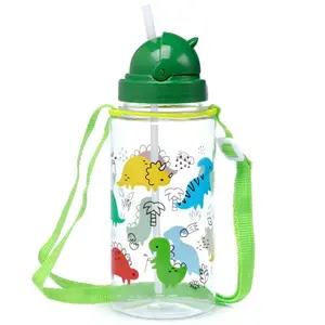 Reinforced plastic water bottle dinosaur jr child Puckator image-0