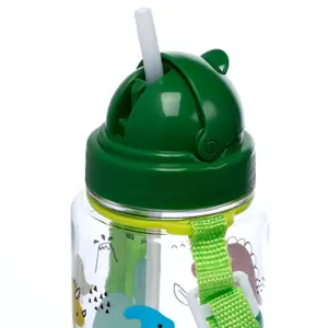 Reinforced plastic water bottle dinosaur jr child Puckator image-4