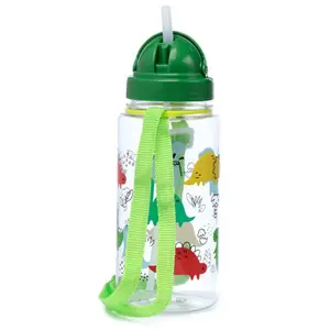 Reinforced plastic water bottle dinosaur jr child Puckator image-2