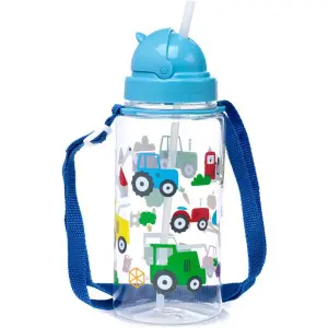 Gourde en plastique renforcé Petits Tracteurs enfant Puckator image-0