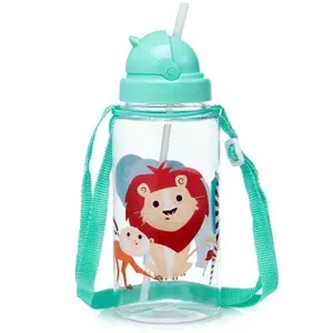 Bottiglia di plastica rinforzata - animali per bambini Puckator image-0