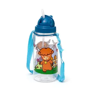 Borraccia in plastica rinforzata adoramals highland coo bambino Puckator image-0