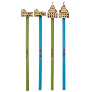 Bleistift mit dekorativer Spitze pvc rome Puckator image-0