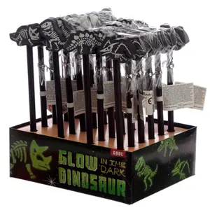 Leuchtstift mit Dinosaurier-Gummiaufsatz Puckator image-0