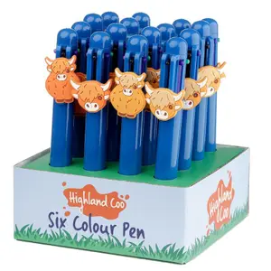 Stift Puckator Highland Coo Cow image-1