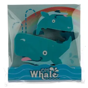 Goma de borrar ballena Puckator (x2) image-1