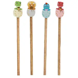 Dinosaur Egg Rubber Tip Pencil Puckator image-2