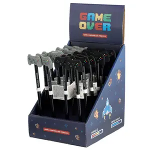 Pastello con Tappo Decorativo PVC Game Over Controller di Gioco Video Puckator image-0