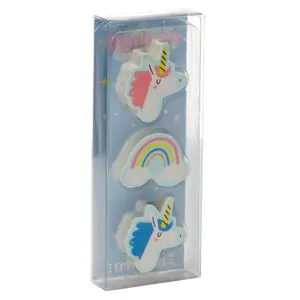 Viskelæder Puckator Unicorn Magic (x3) image-1