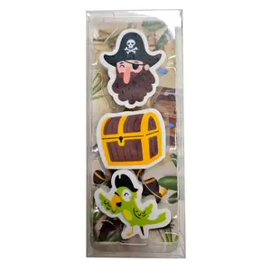 Radiergummi Puckator Jolly Roger Pirates (x3) image-0