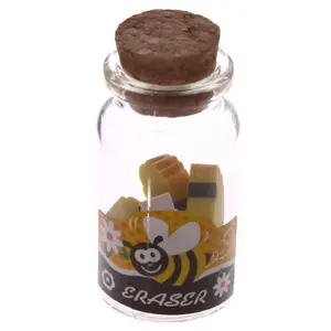 Tarro de gomas de borrar mini abejas Puckator image-1