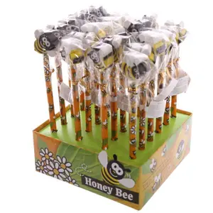 Matita con Gommine a Forma di Ape Puckator image-1